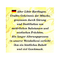 Tunesien - Cedratine - Alter Klosterlikör