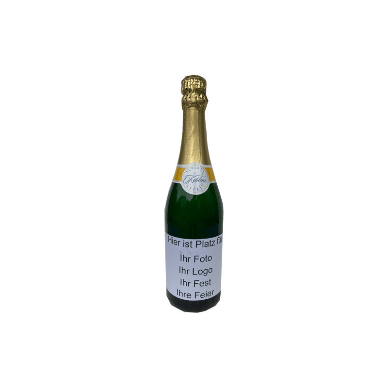 Sekt - für Wunschetikett -  Extra-Trocken 0,75 l 2024er
