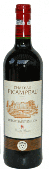 Bordeaux - LUSSAC-ST.EMI. Cht.de Picampeau 2012er | 13% vol. | Enth. Sulfite | AC-App.Contrôlée | 